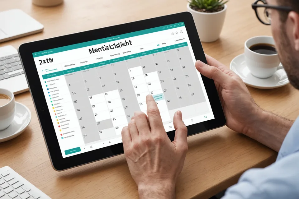Calendar interface showing flexible appointment scheduling